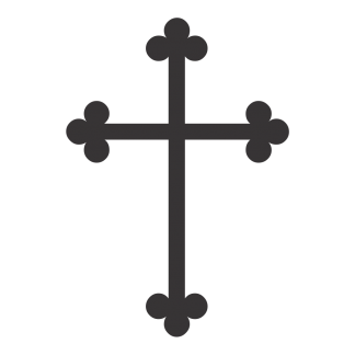 Blank Acrylic Keychain - Cross 03