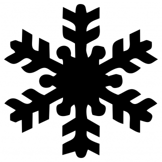 Blank Acrylic Keychain - Snowflake(Style 1)