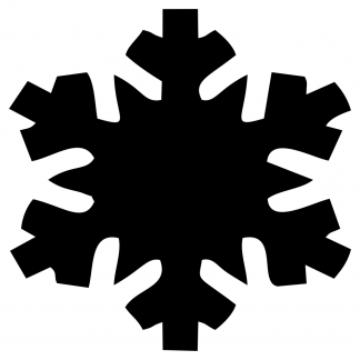 Blank Acrylic Keychain - Snowflake(Style 2)