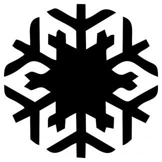Blank Acrylic Keychain - Snowflake(Style 3)